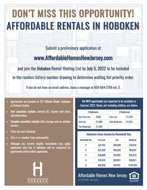 Box 051; 101 South Broad Street, Trenton, NJ 08625; Email us at www. . Nj affordable housing lottery